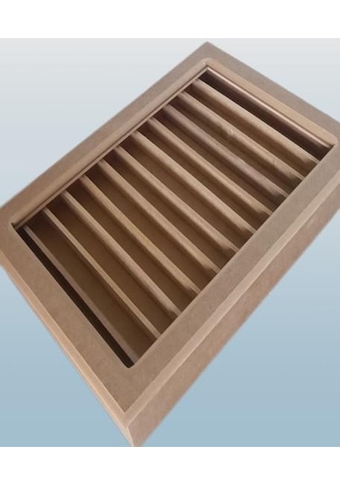 Hobi Adn Dekoratif Tesbih Kutusu Ahşap Mdf Ham Cnc Kesim Çift Bölme El Yapım