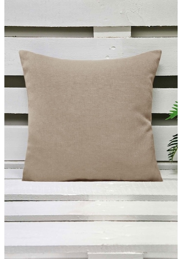 Premier Home Melodie Keten Kırlent Kılıfı Natural 45 x 45