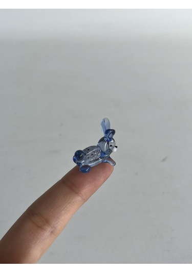 El Yapımı Mini Murano Cam Tavşan Biblo A128-02