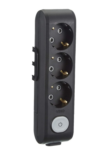 Multi-let Siyah Priz Anahtarlı Lı Çocuk Korumalı Klemensli 12