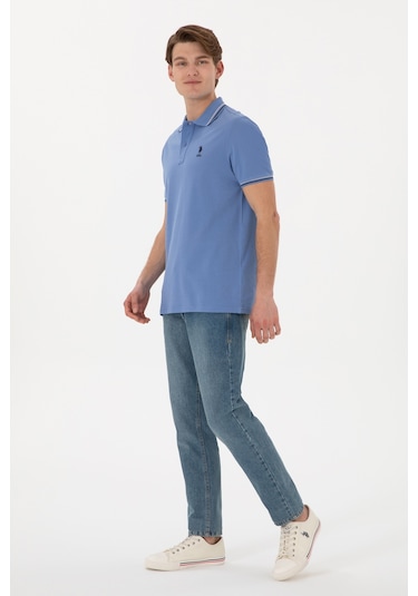 U.s. Polo Assn. Erkek Koyu Mavi Tişört Basic 50306011-vr032 Koyu Mavi