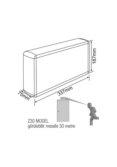 Arsel Dekolite Z Serisi Ae-3213-L Acil Çıkış Yönlendirme Armatür