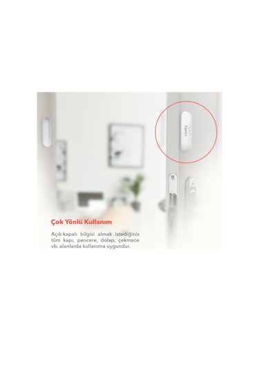Fonri Akıllı Kablosuz Kapı Pencere Sensörü, Wifi, Mobil Bildirim, Uzaktan Takip, 2 Yıl Garantili, Google Asistan Ve Tuya Destekli