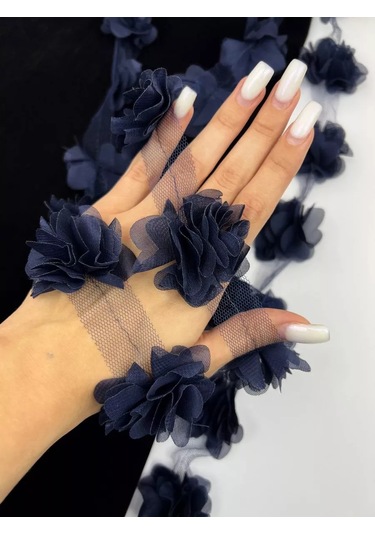 Slubov'u Çiçeklerden El İşi Ve Dikiş Şeridi 1m 256868560