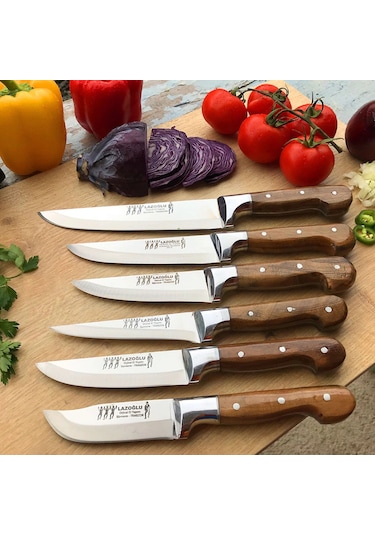 Lazoğlu Sürmene Trabzon 6'lı Kurban Bıçak Seti 6'lı Set