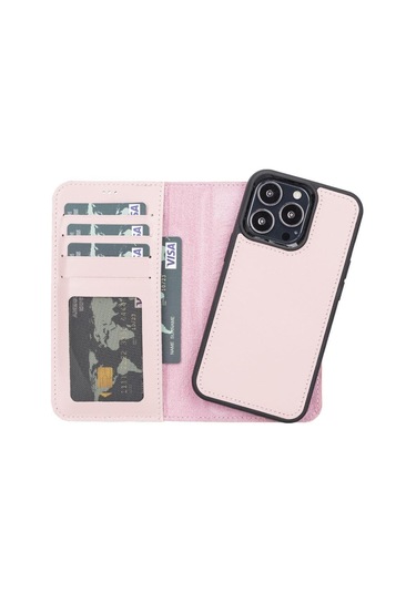 İphone 13 Detachable Leather Wallet Case