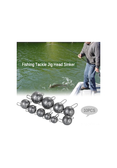 Maiyame Hızlı Değişimli Yuvarlak Kurşun Ağırlığı, Balık Tutma Aletleri, 10 Adet, 2-12g, Silikon Yem İle Uyumlu
