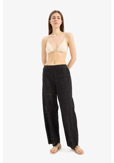 Defacto Regular Fit Brode Plaj Pantolonu-fall İn Love E4711ax25smbk27 Siyah