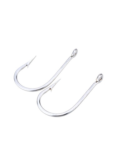 Dianziye Stainless Steel Büyük Boy Balık İğnesi 12/0 Numara, Gümüş Renkli, Dayanıklı Av Aleti