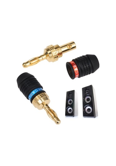 Tongxida Altın Kaplama Muz Fiş - Korozyona Dayanıklı 2/4/6 Çift Seçenekli