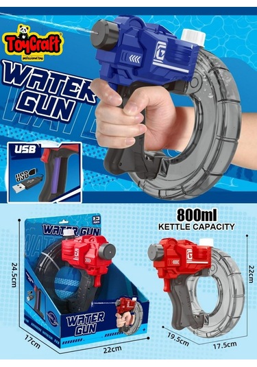 Bilekten Geçmeli 800 Ml Su Tabancası Water Gun Renkli
