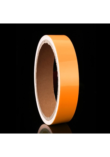 Sones Işıklı Bant Yeşil Karanlıkta Parlayan Duvar Stickerı Işıklı Fotolüminesan Bant Sahne Ev Dekorasyonu, Boyut: 1cm X 3m Sarı Işık