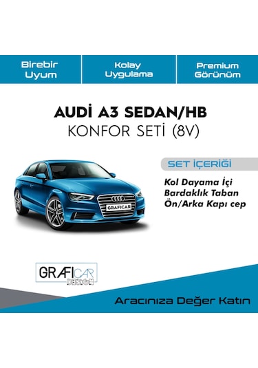 Audi A3/V8 Konfor Seti -Araç Içi Ses  Kumaş Kaplama