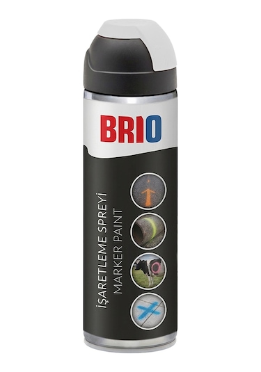 Brio İşaretleme Spreyi Endüstriyel 500 Ml Beyaz