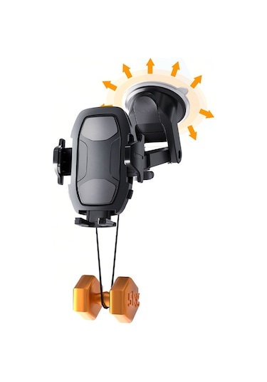 Cbtx Global  Hb-06c-01m Araba Merkezi Konsol Vantuz İçin Telefon Tutucu Araç Telefonu Montaj Standı