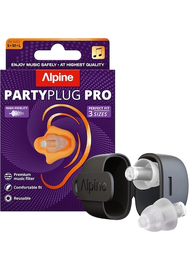 Partyplug Pro Kulak Tıkacı, 21 Db Hi-fi Koruma Şeffaf Renk