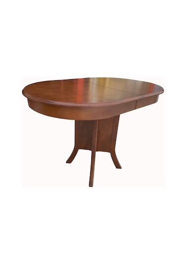 Evimeaksesuar Oval Ortadan Ayaklı Açılır Masa 75X108 Cm Tamamı Ahşap Evimeaksesuar Oval Ortadan Ayaklı Açılır Masa 75X108 Cm Tamamı Ahşap