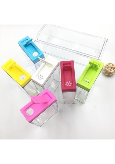 Depolama Konteyner Şişe Şeffaf Baharat Kavanoz Biber Püskürtücü Konteyner Çeşni Cruet Saklama Kabı Mutfak Aracı Şişeler, Kavanozlar Ve Amp Kutular 1