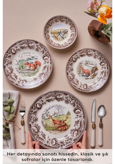 Karaca  Legend Groove 24 Parça 6 Kişilik Yemek Takımı