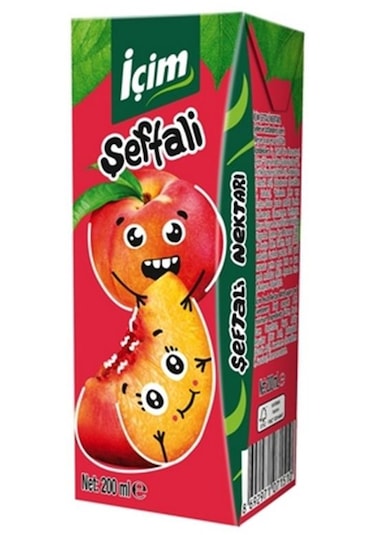 İçim Şeftali Aromalı Meyve Suyu 200 Ml X 27 Adet