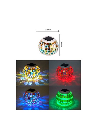 Güneş Peyzaj Işıkları Kavanoz Işığı Renkli Güneş Çim L6360