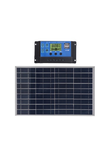 Wezone 10w 12v Güneş Paneli, 30a Kontrolörlü Taşınabilir Araç Şarj Seti - Ip65 Su Geçirmez, Çoklu Güvenlik Özellikleri İle Outdoor Kullanım