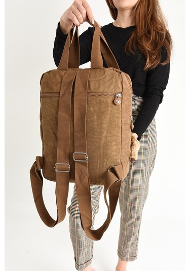 İki Fonksiyonlu Sırt Ve El Çantası Ultra Hafif Taba Model:571-5h - Taba