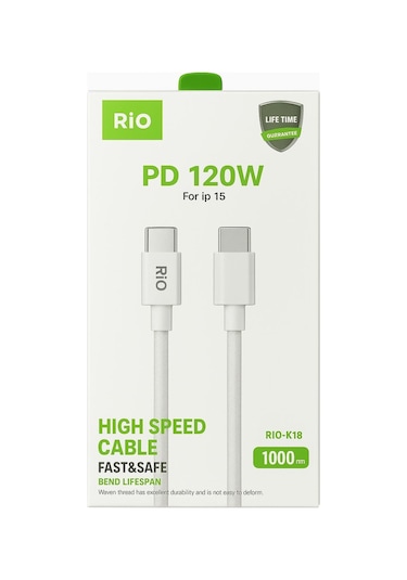 Riotech 120w Type-c To Type-c Kablo