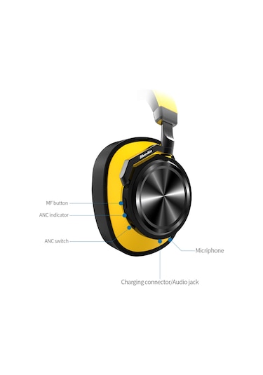 Bluedio T6 Bluetooth 4.2 ANC Kulak Üstü Kulaklık