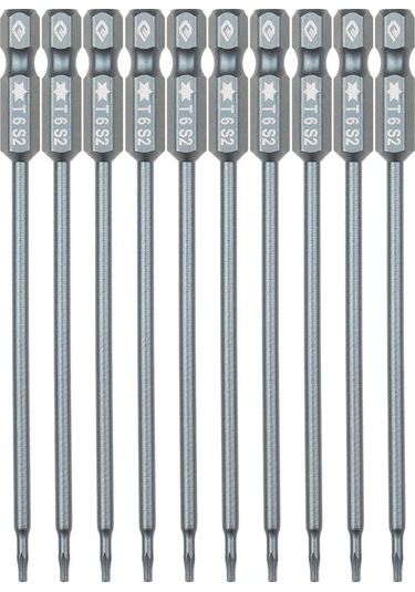 Dinosaurs 10 Parçalı Güvenlik Torx Bit Seti 1/4 Inç Sürücü Kurcalamaya T6