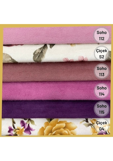 Döşemelik Kumaş Soho (15 Düz Renk - 12 Desenli Seçeneği)