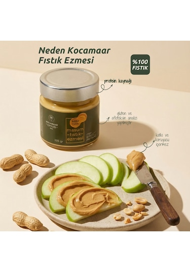 Kocamaar Çiftliği Fıstık Ezmesi 205 G