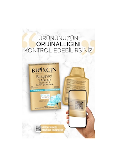 Bioxcin Besleyici Yağlar Onarıcı Bakım Şampuanı 300 Ml - Sülfatsız Kuru Ve Yıpranmış Saçlar Dökülme Karşıtı