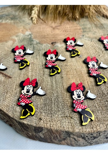 Mr. Home Miki Mause Ahşap Figür-uv Baskılı Figür