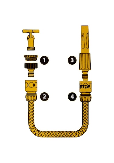 Hegi Garden Kit 317006001 1/2" 12.5 MM Bahçe Hortumu 20 M