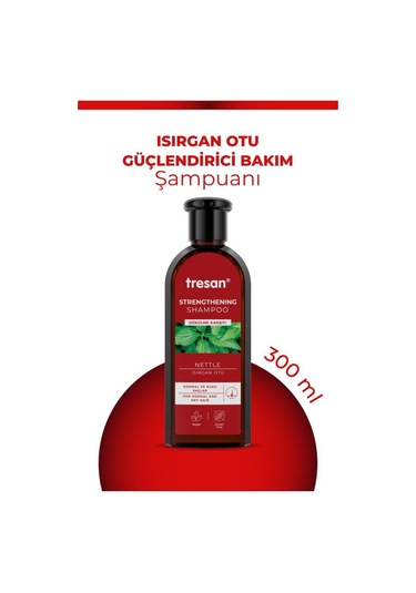 Tresan Isırgan Otu Şampuan 300 Ml Normal Ve Kuru Saçlar Tüm Saçlar