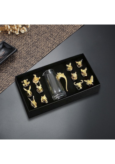 Suntek Magideal Viski Bardak Seti Çin Tarzı İçme Bardakları Sürahi