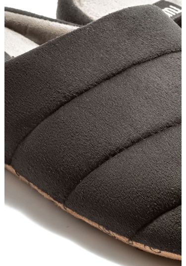 Twigy Adamo Erkek Ev Terliği Sessiz Taban Siyah Füme 41/46 AA0766 Füme - Siyah