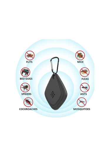 Novahub Ultrasonik Sivrisinek Kovucu Siyah, Küçük Ve Güçlü