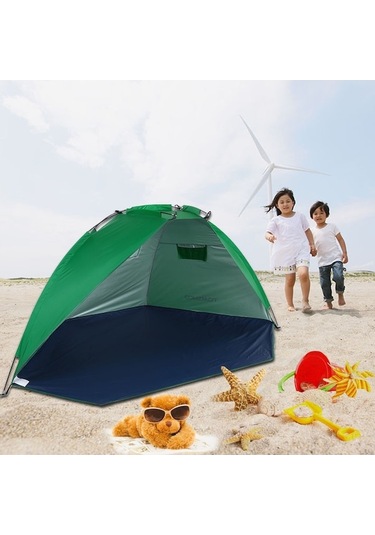 "balıkçılık Ve Plaj Keyfi İçin Taşınabilir Yeşil Çadır - Hafif Ve Havadar" Yeşil Yeşil