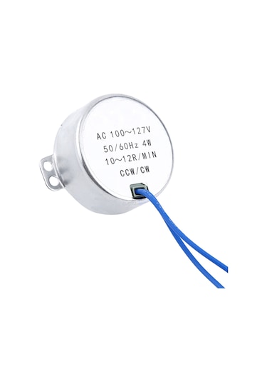 Yaozixa 4w Dürtücü Az Gürültülü Senkron Motor, Ac100-127v, 15-18rpm, Kaliteli Malzeme, Kalıcı Manyet, Fan Isıtıcı Ve Oyuncaklarda Kullanım