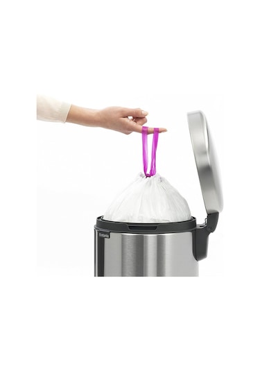 Brabantia Çöp Kutusu 12 Litre Newicon Pedallı Mat Çelik