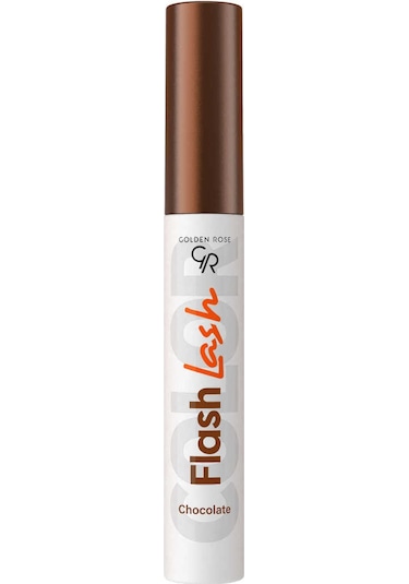 Golden Rose Suya Dayanıklı Förmüllü Hacim Veren Flash Lash Renkli Maskara 11 Chocolate