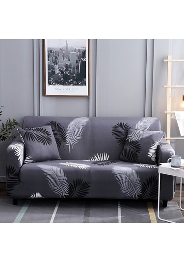 Wezone Yeşil Orman Desenli Tam Kapama Kumaş Koltuk Örtüsü - 190-230 Cm Üç Kişilik, Lastikli, Kaymazsız, Ev Dekorasyonu Ve Koltuk Koruması İçin DiğER