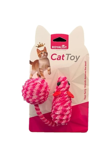 Vetinova Sargılı Top Kuyruklu Fare Kedi Oyuncağı