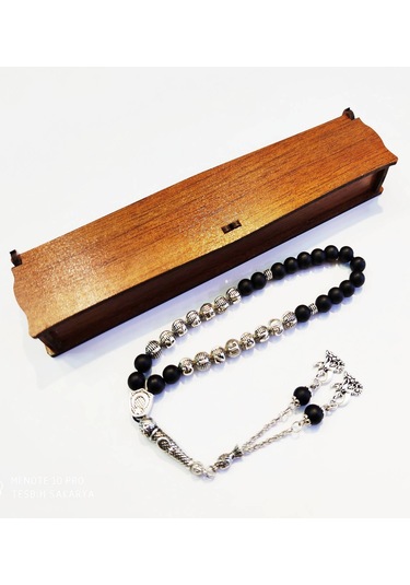 Tesbih Sakarya Kişiye Özel - İsimli - Oniks Doğaltaş Tesbih