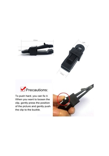 Novahub 20 Adet Açık Çadır Tenteleri Rüzgar Geçirmez Sabitleme Klip Çok Fonksiyonlu Rüzgar Halat Toka Yellow Sarı Sarı