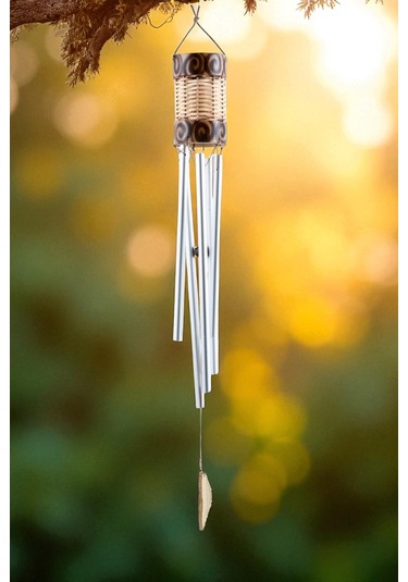 Hasır Detaylı Rüzgar Çanı