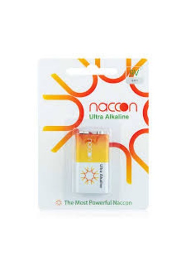 Naccon 6LR61 9V Alkaline Kare Pil