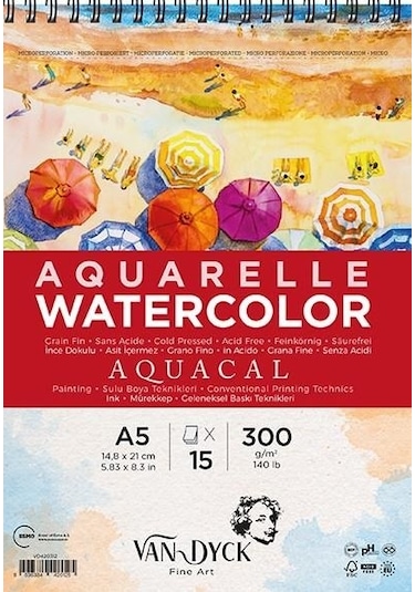 Van Dyck Aquacal Cldpres A5+üst Sprl S.by Blk 15yp.ince Dkl